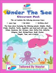 under the sea classroom items