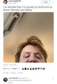Justin Bieber Really Loves Lewis Capaldi S Handsome Selfie In 2020 Justin Bieber Lewis Justin Bieber Pictures