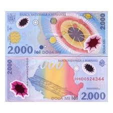 The page provides data about today's value of two lei in euros. Billete De Coleccion Rumania Pk N 111 2000 De Lei La Maison Du Collectionneur