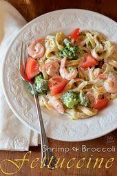Shrimp And Broccoli Fettuccine Recipe Philadelphia Cooking Creme Recipe Fettuccine Recipes Shrimp And Broccoli Recipes