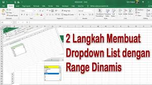 2 Langkah Membuat Range Dinamis Di Excel Agexcel Net
