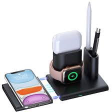 This dock charges your apple watch, airpods and your iphone all at the same time. China Wireless Charger 5 In 1 Qi Certified Fast Charging Station Dock For Apple Watch Airpods 1 2 Airpods Pro Iphone 11pro X Xs Xr Xs Max 8 8 Plus Phone China Fast Charger And Mobile Charger Price