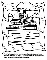 Steamboat coloring page to color, print or download. Steamboat Coloring Page Crayola Com