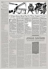 Dec 01, 1989 · national lampoon's christmas vacation: Opinion When News Must Pay Its Way Expect Trivia The New York Times