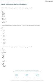 33 Radical Expressions And Rational Exponents Worksheet Answers Worksheet Resource Plans
