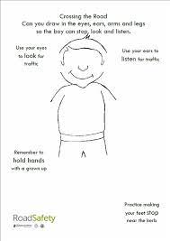 Crossing The Street Kindergarten Worksheets Street Safety Kindergarten Worksheets Sight Words