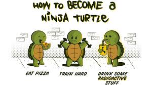 How To Become A Ninja Turtle T Shirt By Ideasconpatatas Design By Humans Teenage Mutant Ninja Turtles Funny Nerd Humor Ninja Turtles Funny