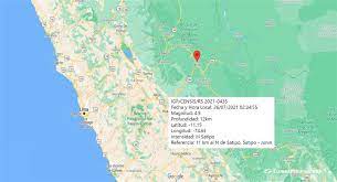 Longitude and latitude of a place (also called geographic coordinates) are fundamentally arbitrary fixed lines to determine a point on the gps coordinates reflect the longitude and latitude in gps systems. Temblor Hoy En Junin Sismo De 4 5 Se Registro La Madrugada Del Lunes 26 De Julio En Satipo