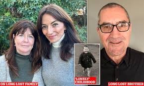 Woman, 61, is reunited with brother she never knew she had 60 years after  they were separated when their 'cruel' adoptive parents sent him back to  the children's home