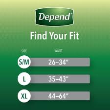 Depend Fit Flex Incontinence Underwear For Men Maximum Absorbency Xl Grey