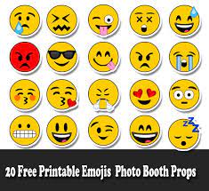 You can use our amazing online tool to color and edit the following emoji faces coloring pages. 20 Free Printable Emojis Photo Booth Props Emoji Printables Photo Booth Props Free Printables Emoji Photo Booth
