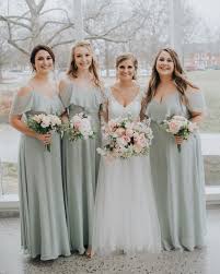 Birdy Grey Bridesmaid Dresses Real Birdy Grey Weddings Birdy Grey Sage Green Chiffon Convertible Bridesmaid Dresses Under Bridesmaid Dresses Bridesmaid Dresses Under 100 Bridesmaid Gown