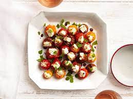 Stuffed Cherry Tomatoes From Foodnetwork Com Food Network Recipes Healthy Summer Recipes Food Network Healthy