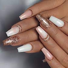 Click to see all of the coolest and trendy nail art ideas, for spring and summer, to inspire your next salon appointment. Please Wait Rose Gold Nails Gold Nails Gorgeous Nails