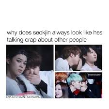 I have too many… but you did ask…… rm's face though hihihaha who else would buy this? Bts Jin Meme Kpop Bts Memes Hilarious Memes Bts Funny