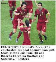 Portugal tied with iran, spain tied with morocco, whaaaaaat. Portugal Advance As Deco Returns In Style Newspaper Dawn Com