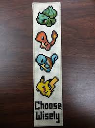Derpy pokemon cross stitch pattern. Pokemon Bookmarks Cross Stitch