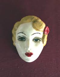 Clay Art Lady Mask