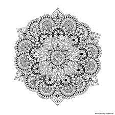 Download and print these difficult mandala coloring pages for free. Mandala Complex Difficult To Adult Art Therapy Coloring Pages Printable