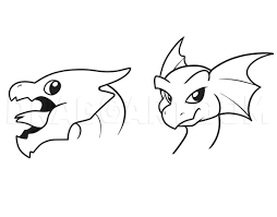 You can even color this bee after drawing it. How To Draw Dragons For Kids Step By Step Drawing Guide By Dawn Dragoart Com