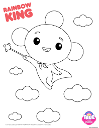 Coloriage Rainbow King 1 True And The Rainbow Kingdom A Imprimer Coloriage Jeux Coloriage Livre Coloriage