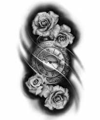 They are designed in a variety of different shapes and forms, and usually have a deep meaning to them. Tattoo Compass Clock Love 15 Ideas Clock And Rose Tattoo Clock Tattoo Design Watch Tattoo Design