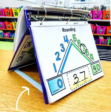 Love How Createandeducate Used Velcro To Turn Her Binder Into An Easel And Her Rounding Visuals Have M Teacher Favorite Things Math Classroom Teacher Hacks