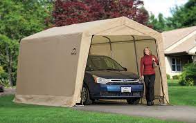 Shelter Logic Garage In A Box 10x15x8 Instant Auto Car Shelter Kit Portable Shelterlogicgaragecarportinabox Garage Zelten Schutzdach