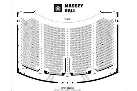 Massey Hall Floor Plan Massey Hall Seating Chart Massey