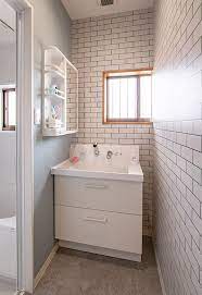 豊かな感性を育むお家 バスルーム おしゃれ ピアラ リクシル タイル