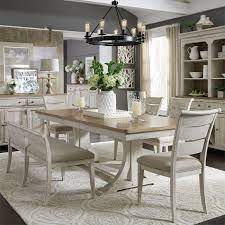 Custom + make it your own. Farmhouse Reimagined Rectangular Dining Set W Upholstered Chairs And Bench Liberty Furniture 5 Reviews Furniture Cart