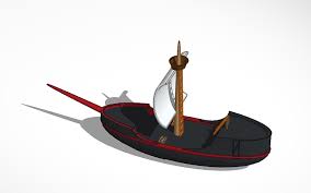Sea Of Thieves Sloop With Admiral Design Tinkercad