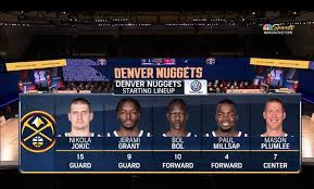 Roster page for the denver nuggets. Long Boy Lineup Denvernuggets