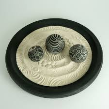 Desktop Zen Garden Nature Package 12 Circular Wooden Tray 16oz Sand Smallgardendesign Miniatur Zengarten Zen Garten Mini Zen Garten