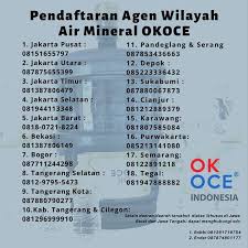Ibu lani adalah penjual air mineral. Peluang Usaha Mau Jadi Agen Air Mineral Ok Oce