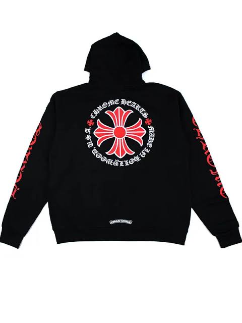Chrome Hearts Made In Hollywood Plus Cross Zip Up Hoodie