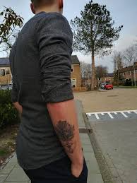 Pine Tree Tattoo Geometric Nature Tattoo Men Tree Tattoo Men Geometric Tattoo Tree Tattoos For Guys