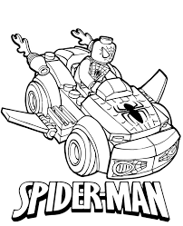 Beautiful spider man coloring on the city background. Lego Spiderman Coloring Page Topcoloringpages Net Lego Coloring Pages Lego Coloring Superhero Coloring Pages