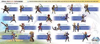 You must be alive as it dies in order to learn the spell. Final Fantasy Explorers 21 Job Classes Detailed Gematsu