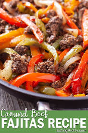 This Ground Beef Fajitas Recipe Is An Easy Fajita Recipe For A Kid Friendly Dinner That Even Young Ground Beef Fajitas Recipe Fajita Recipe Healthy Ground Beef