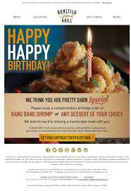 The gift cards are sold by only the most trusted sellers. Bonefish Grill Happy Happy Birthday Birthday Email Happy Birthday To You Birthday