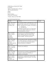 Physics Log Book Pdf Stpm Physics Project 2017 2018 Log Book Theme Thermodynamic Of Gases Title Isochoric Process Name Ic No Index Number Class Year Course Hero