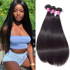 Brazilian silky straight hair extensions are true to length with ability to color and style. Amazon Com Brazilian Straight Hair Weave Bundles Virgin Hair 8 8 8 Natural Black 300g 100 Unprocessed Brazilian Virgin Weave Human Hair Extensions Beauty