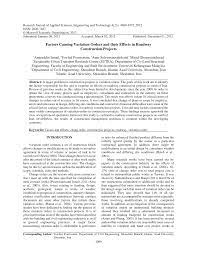 Most of university teknologi malaysia (utm) construction the aim of this study is to identify and analyze the potential effects of variation orders in malaysian construction projects. Http Www Maxwellsci Com Print Rjaset V4 4969 4972 Pdf