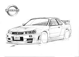 Nissan R 34 Gt R Nismo Z Tune Skyline By Blue Raie Nissan Gtr Skyline Skyline Gtr R34 Nissan R