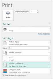 Choose from four size options: Set Up And Print A Letter Sized Booklet Or Newsletter Publisher