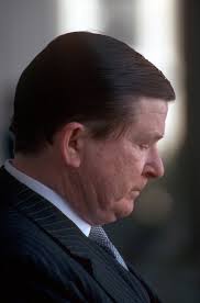 John Tower, a former senator from Texas, acts as the master of ceremonies  for the dedication of the US Navy Memorial. Tower is also a former master  chief boatswain's mate in the