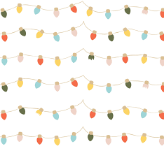 Retro Twinkle Lights Retro Christmas Lights Repeating Pattern Design Christmas Lights Wallpaper