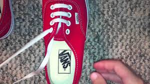 If you desire for a stunning visual impact then use two or three colors rather than including too many. How To Straight Lace Bar Lace Vans With 4 Holes Youtube