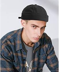 ECOMBOS Men's Black Docker Hat